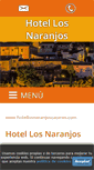 Mobile Screenshot of hotellosnaranjoscaceres.com